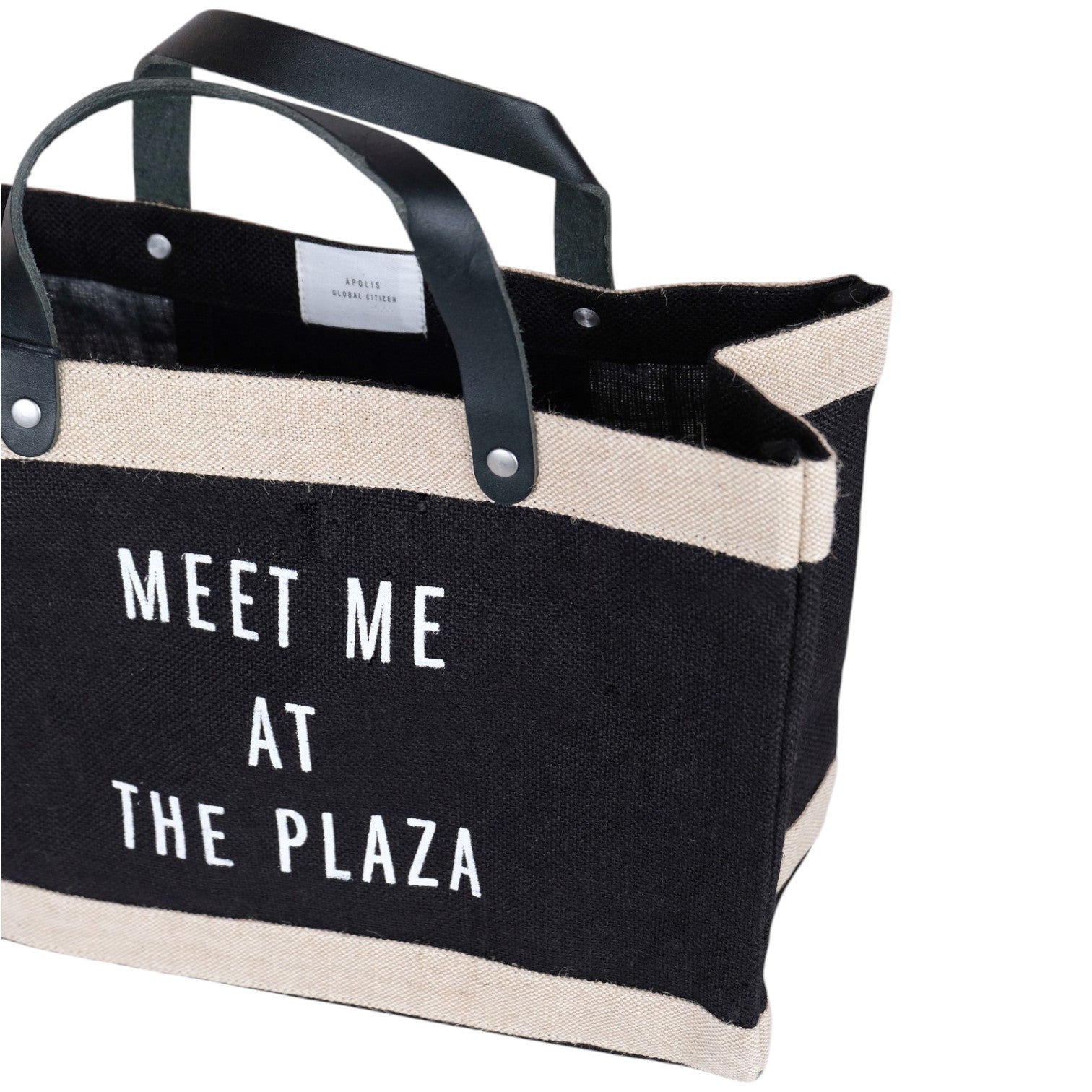 "Meet Me At The Plaza" Petite Market Bag