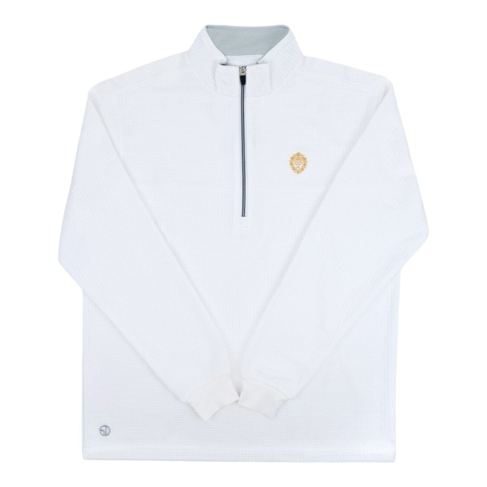 White Optic 1/4 Zip