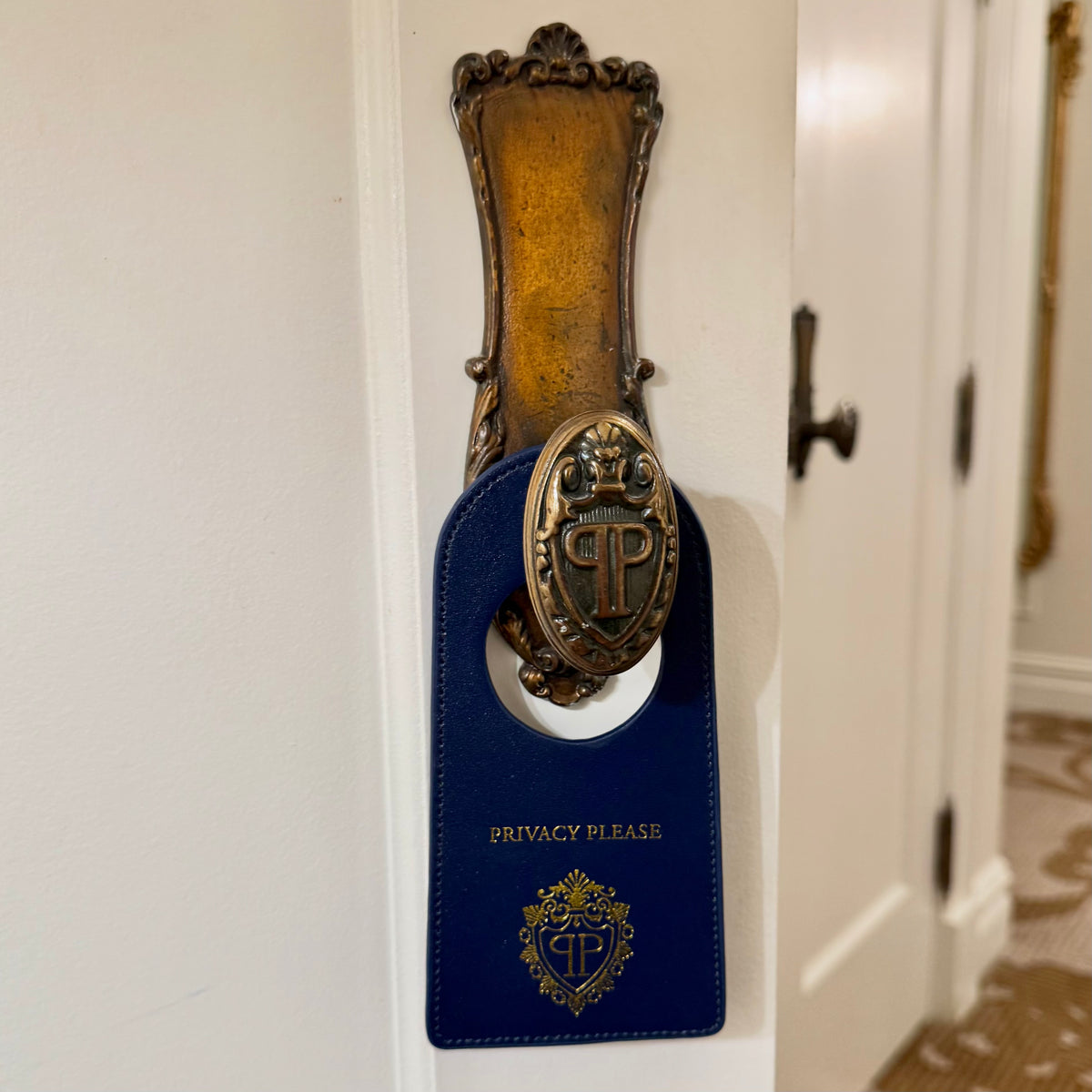 The Plaza Leather Door Hanger