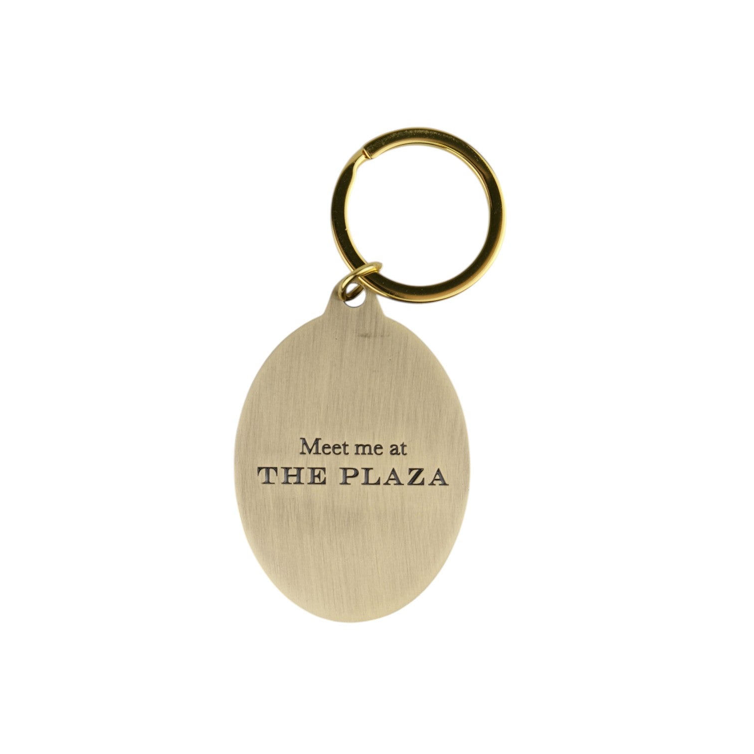 The Plaza Bronze Keychain