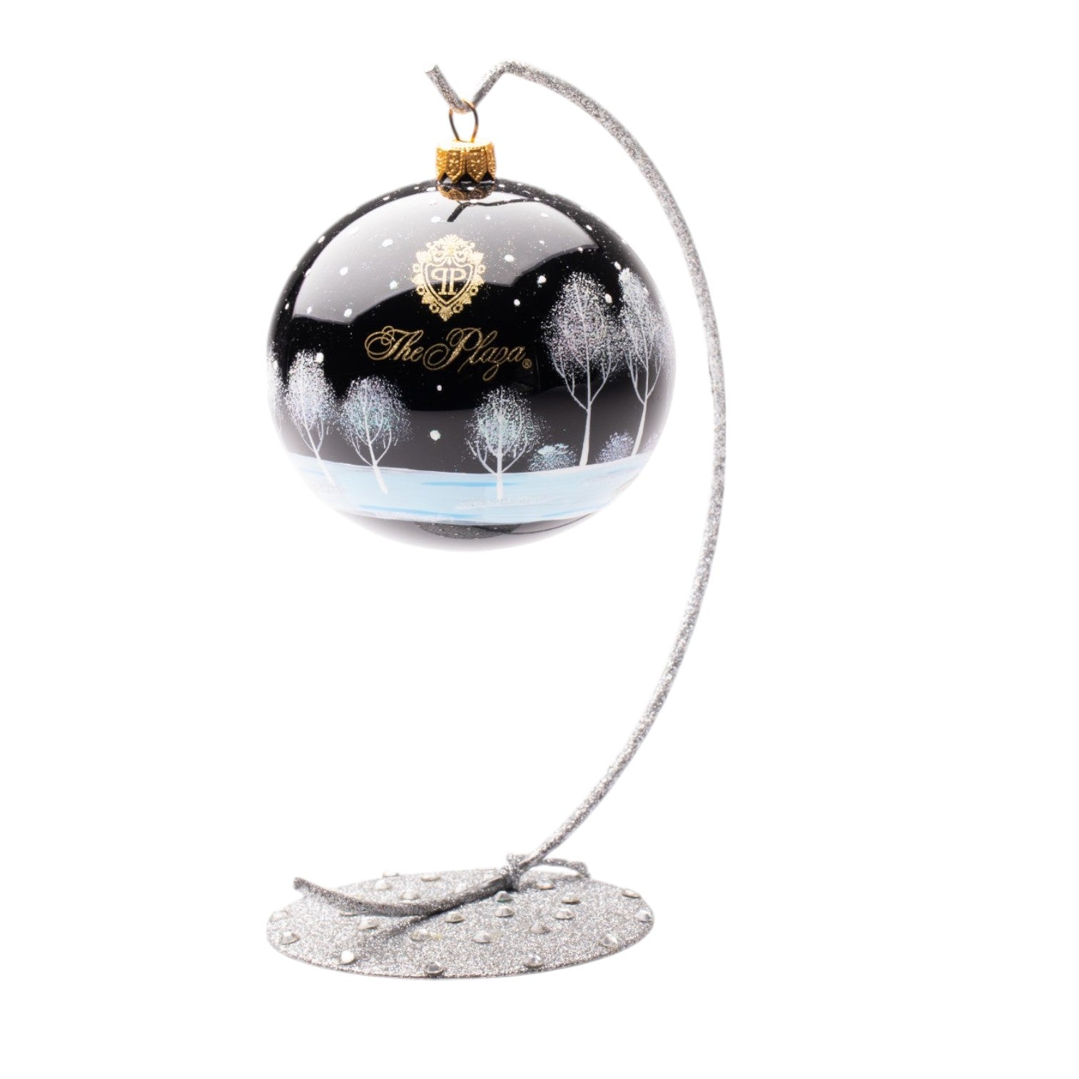 Plaza Winter Scene Ornament