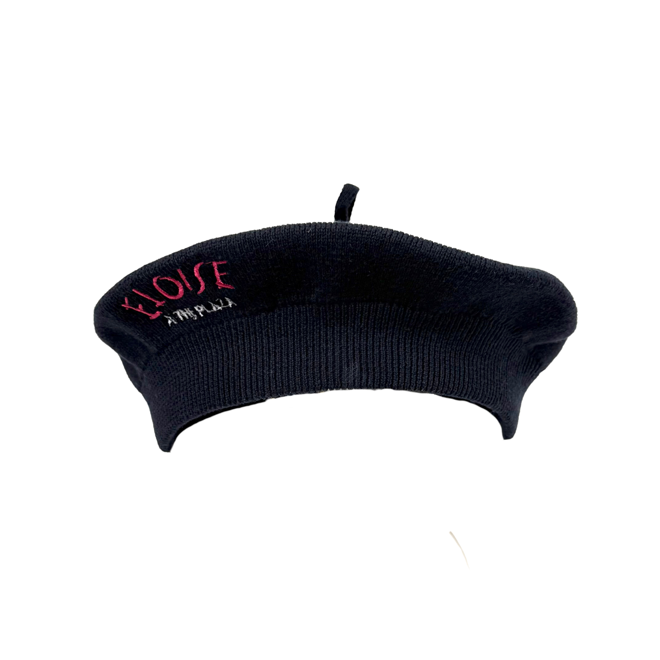 Navy Beret with Eloise at The Plaza Embroidery