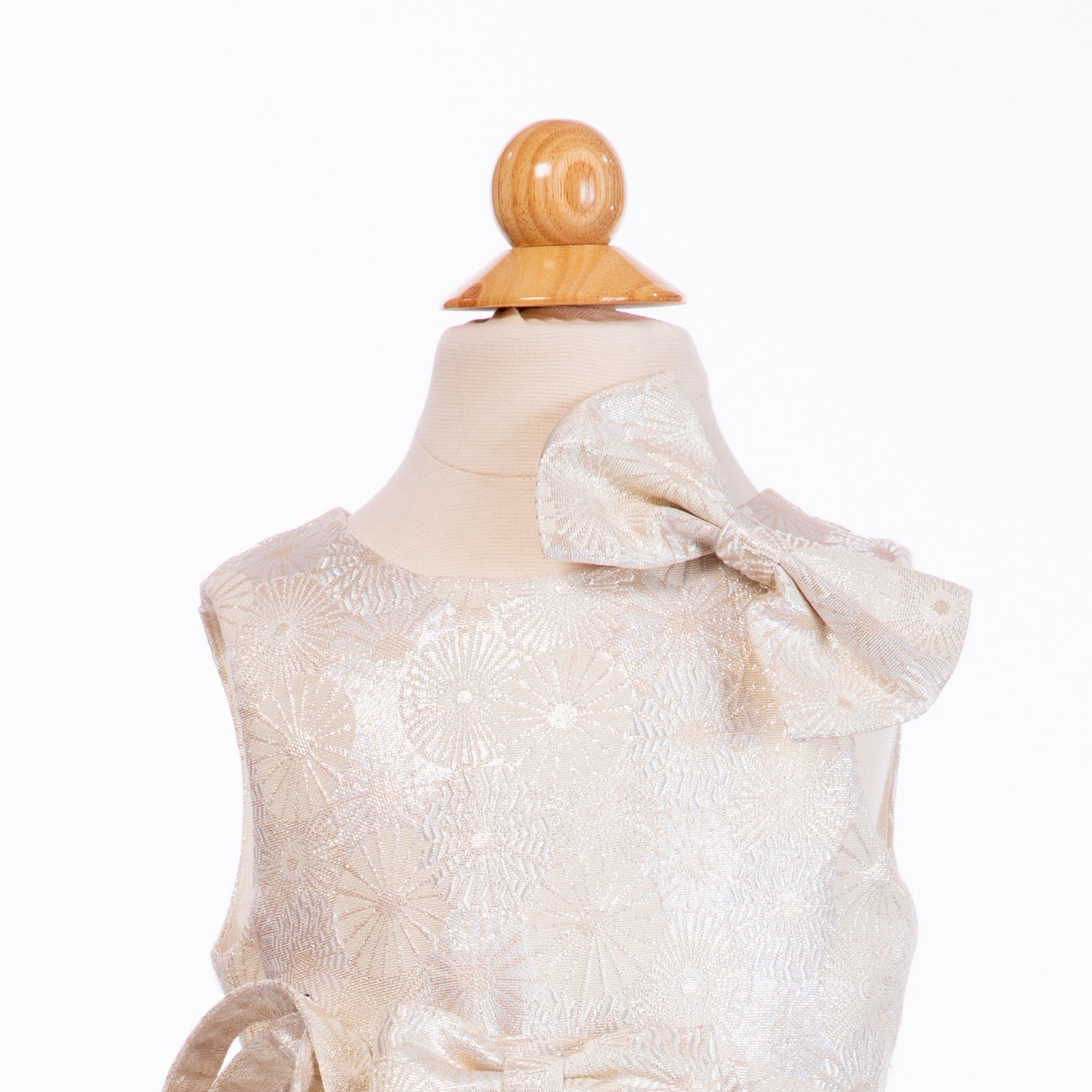 Rachel Riley for Eloise: Exclusive Silver Damask Hair Bow