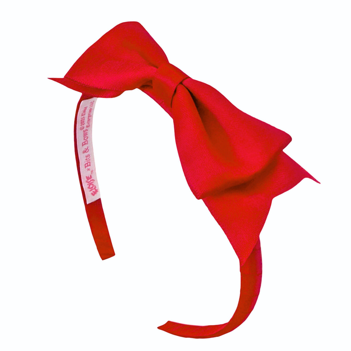 Red Satin Bow headband