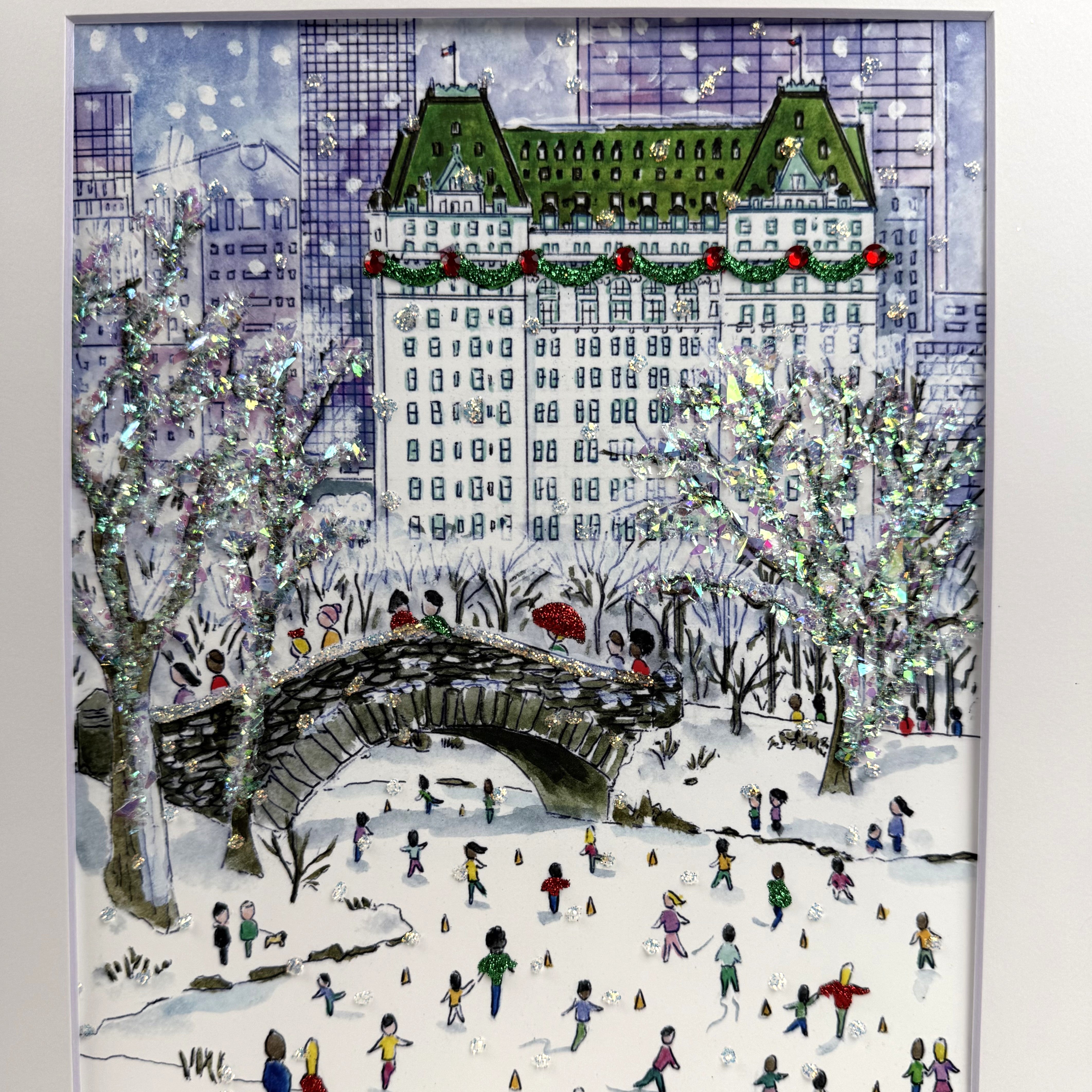 Plaza Winter Print - Michael Storrings