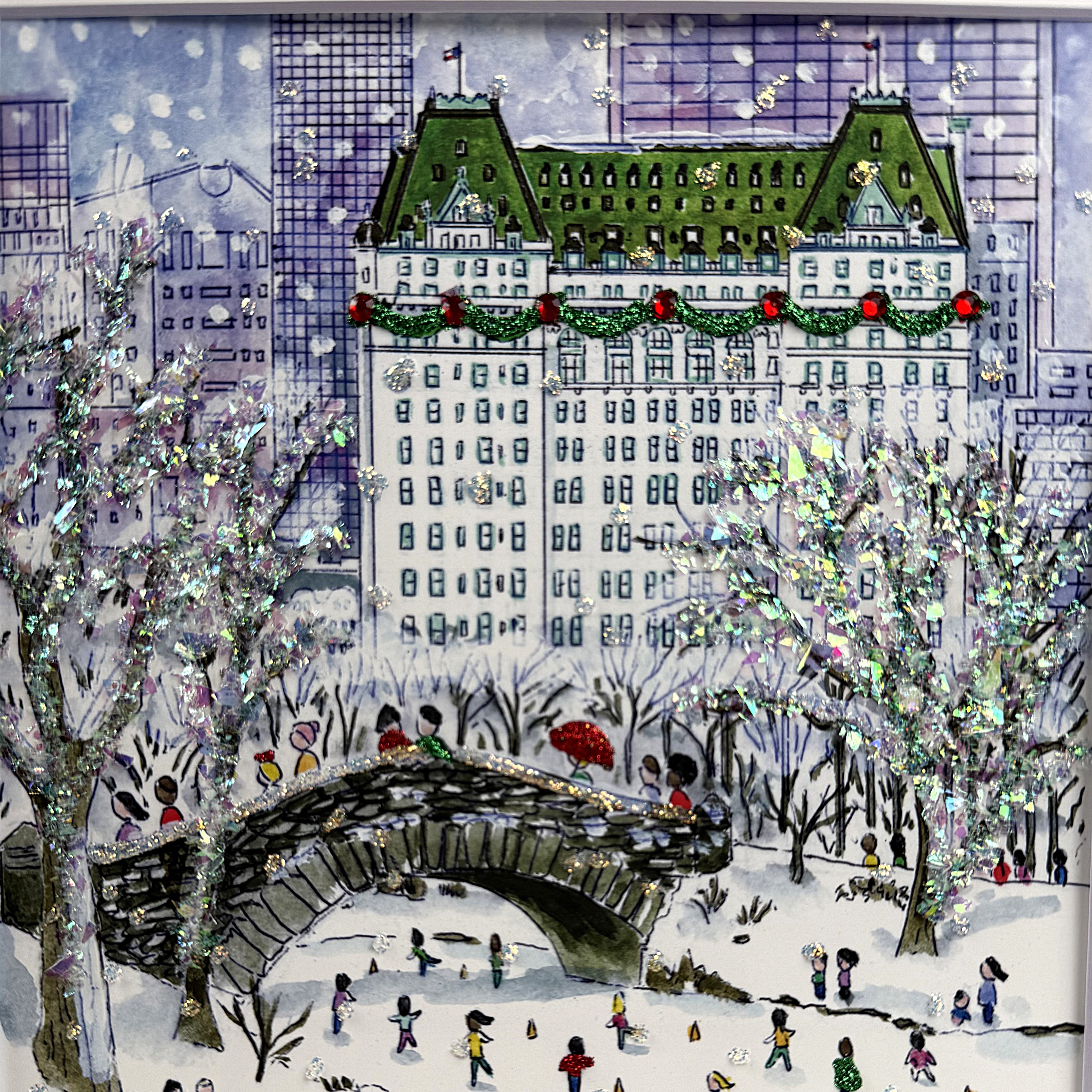 Plaza Winter Print - Michael Storrings